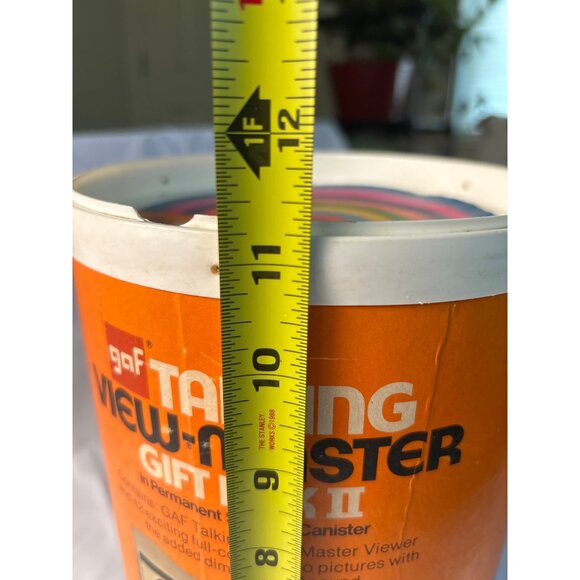 GAF Talking View-Master Gift Pak II W/Viewer & Reels In Canister-Rare Set 1970’s - Picture 6 of 10